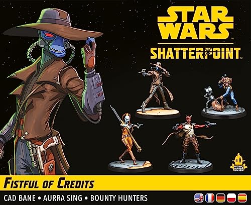 Atomic Mass Games   Star Wars Shatterpoint: Fistful of Credits - Cad Bane Squad Pack   Miniatures Game   Ages 14+   2+ Players   90 Minutes Playing Ti