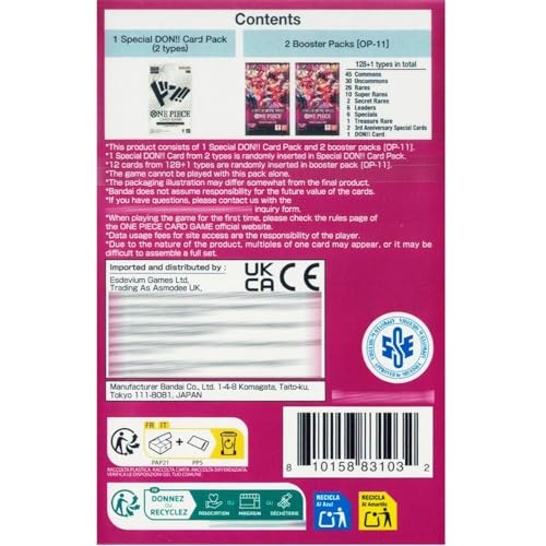 One Piece TCG a Fist of Divine Speed Double Pack Set Vol.7 (DP-07)