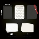 Wargamers Edition Wet Palette, XL Palette for Acrylic Paints Set Including 50 Hydro Sheets, 2 Hydro Foams and Free Painting Guide, for Miniature