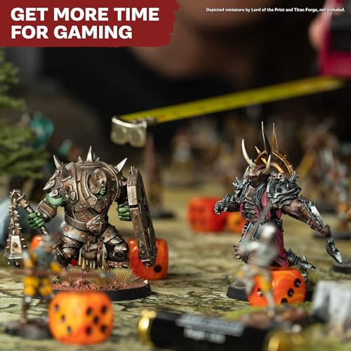 Wargamers Edition Wet Palette, XL Palette for Acrylic Paints Set Including 50 Hydro Sheets, 2 Hydro Foams and Free Painting Guide, for Miniature