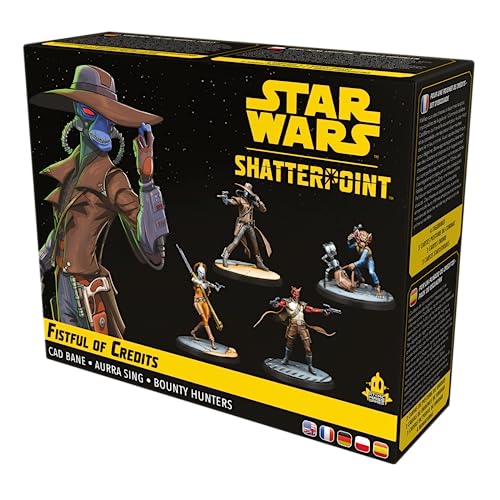 Atomic Mass Games   Star Wars Shatterpoint: Fistful of Credits - Cad Bane Squad Pack   Miniatures Game   Ages 14+   2+ Players   90 Minutes Playing Ti
