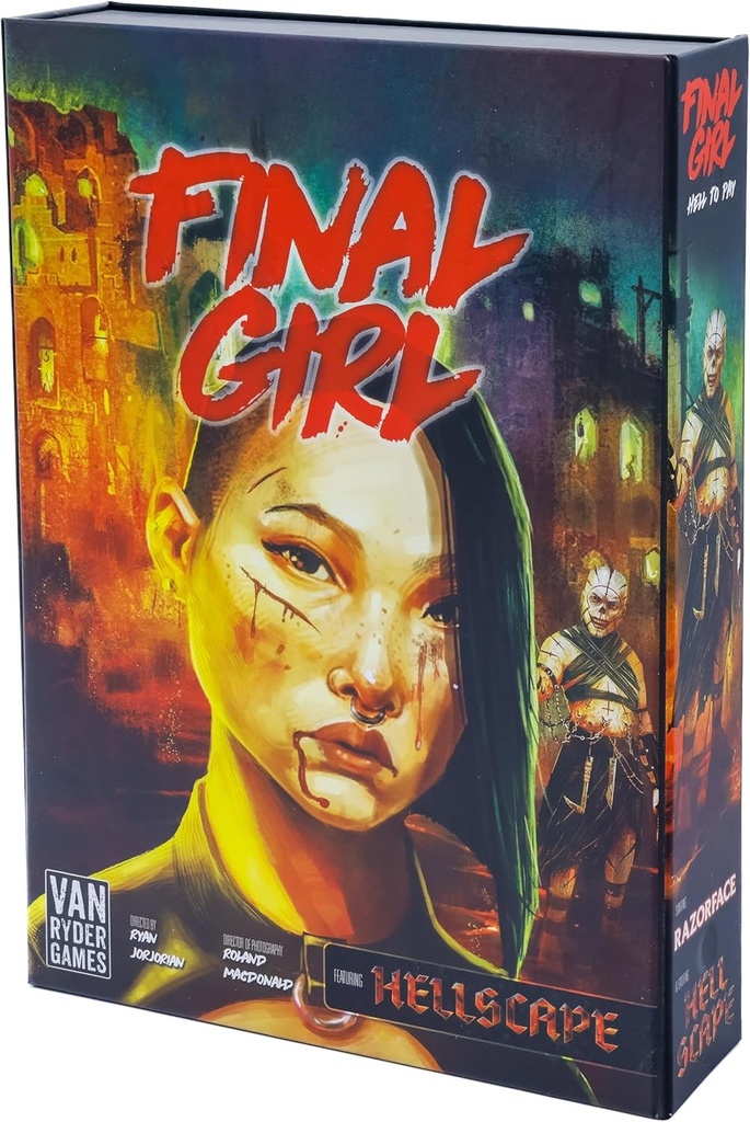 Van Ryder Games - Horror Board Game - Final Girl - Hell to Pay - Feature Film Box - Core Box Required - 1 Player - 20-60 Minutes Gameplay - Teens & Ad