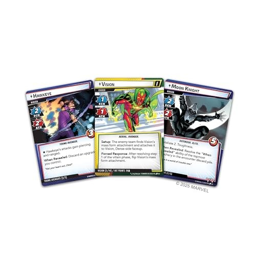 Asmodee Marvel Champions the Card Game Synthezoid Smackdown Scenario Pack - She-Hulk Vs. Vision Civil War, Cooperative Strategy Game for Kids & Adults