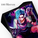 Riftbound TCG: League of Legends Jinx Art Standard Size Card Sleeves (100ct)