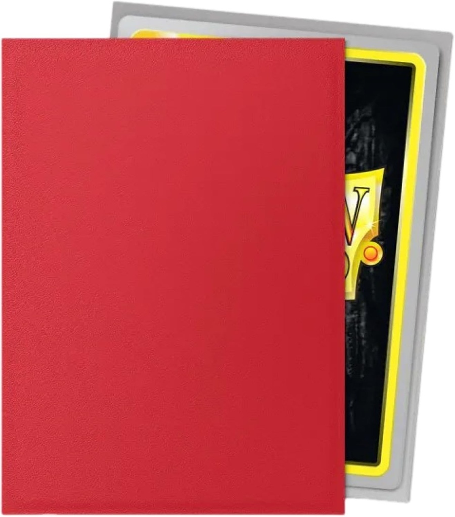 Dragon Shield: Matte - Dual Crimson & Silver (100)