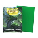 Dragon Shield: Matte - Dual Apple Green & Silver (100)
