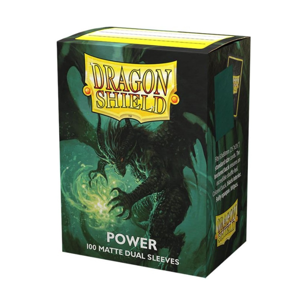 Arcane Tinmen ApS ART15063 Dragon Shield: Matte - Dual Power (Metallic Green)