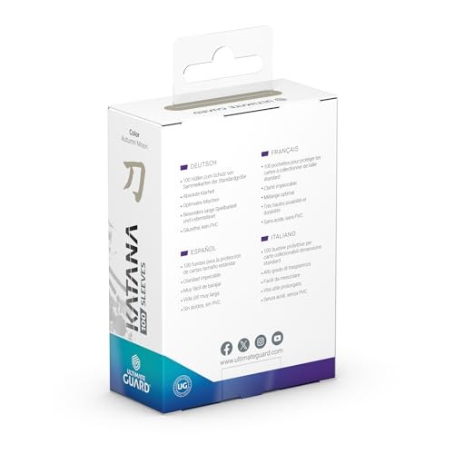 Ultimate Guard Katana Sleeves Standard Size (100) - Autumn Moon