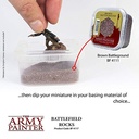 The Army Painter Battlefield Rocks Basing, 150 Ml-for Miniature Bases & Terrains -Scenics Static Grass, Model Terrain Grass, Terrain Model Kit, Basin