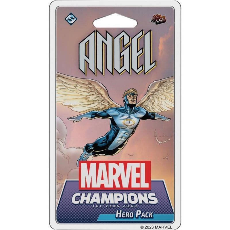 Fantasy Flight Games   Marvel Champions: Angel Hero Pack   Miniatures Card Game   Ages 14+   1-4 Players   30 Minutes Playing Time