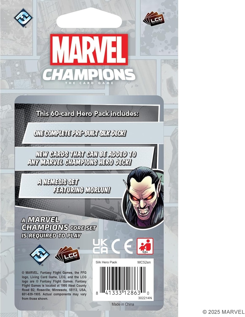 Fantasy Flight Games   Marvel Champions the Card Game: Silk Hero Pack   Board Game   Ages 14+   1-4 Players   90+ Minutes Playing Time