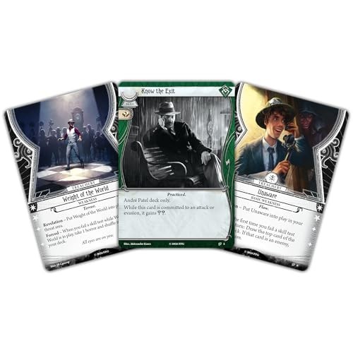 Asmodee Arkham Horror: the Card Game André Patel Investigator Deck - Rogue Role Deck with Extra Actions & Versatility, Ages 14+, 1-4 Players, 45+ Min