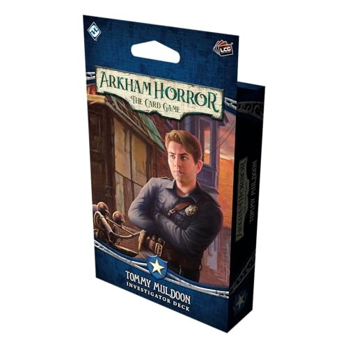 Asmodee Arkham Horror: the Card Game Tommy Muldoon Investigator Deck - Guardian Role Deck with Pre-Built Cards & Upgrade Options, Ages 14+, 1-4 Player