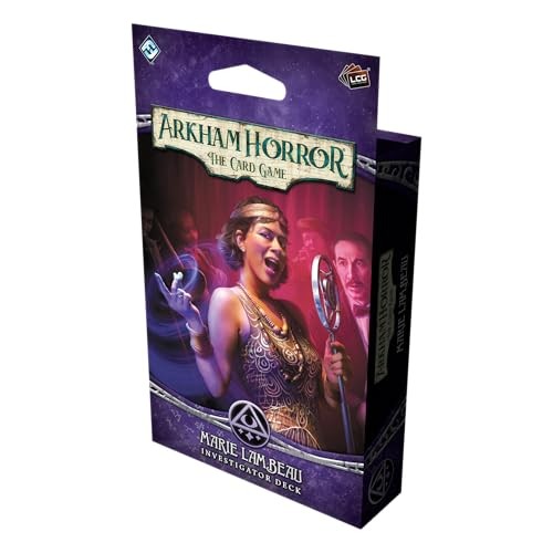 Asmodee Arkham Horror: the Card Game Marie Lambeau Investigator Deck - Mystic Role Deck with Spell & Spirit Abilities, Ages 14+, 1-4 Players, 45+ Min 