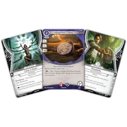 Asmodee Arkham Horror: the Card Game Marie Lambeau Investigator Deck - Mystic Role Deck with Spell & Spirit Abilities, Ages 14+, 1-4 Players, 45+ Min 