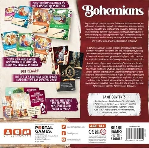 PLG25003 Bohemians Board Game