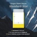 Dragon Shield Sleeves - Matte Standard size - Amazonite (100 Sleeves)