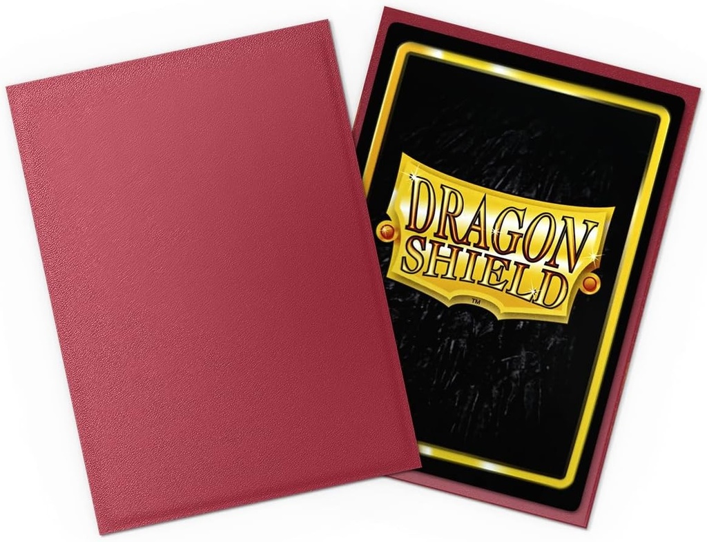 Dragon Shield Matte Blood Red Non-Glare Sleeves 100 Pack