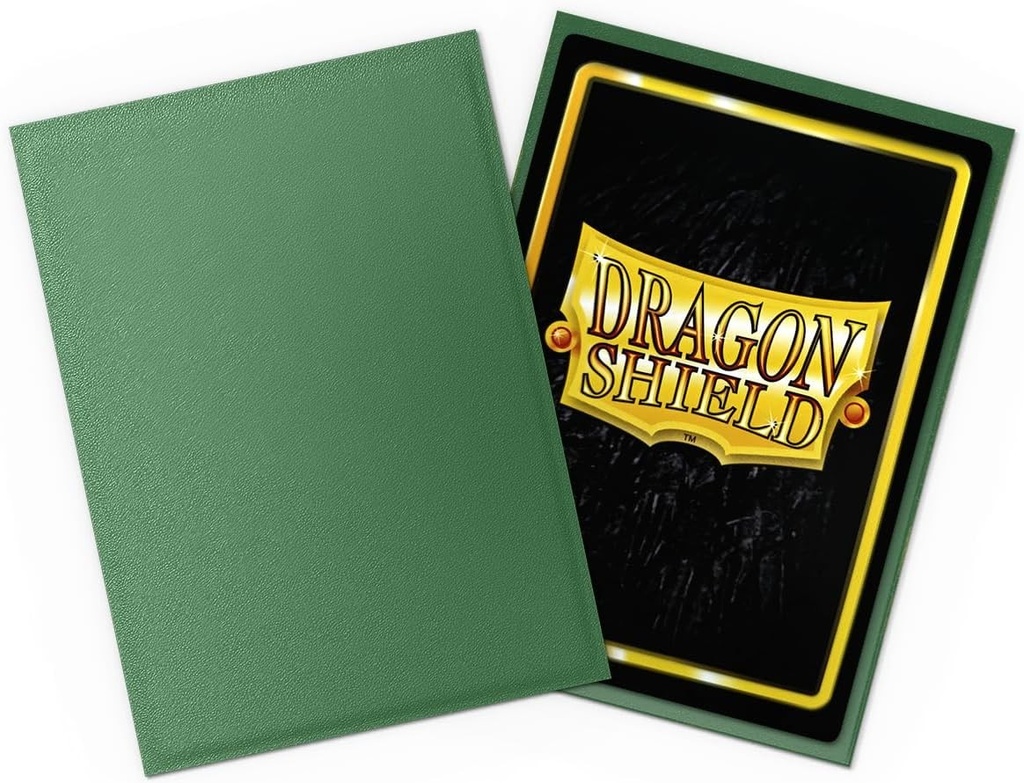 Dragon Shield Standard 100ct Non Glare Matte Forest Green Sleeves 63x88mm