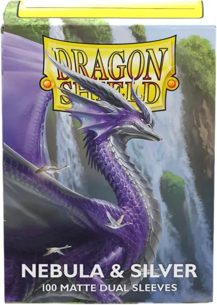 Dragon Shield: Matte - Dual Nebula & Silver (100)
