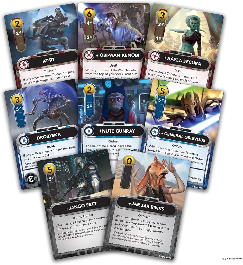 Star Wars: the Deckbuilding Game – Clone Wars for Ages 12 and up  from Asmodee