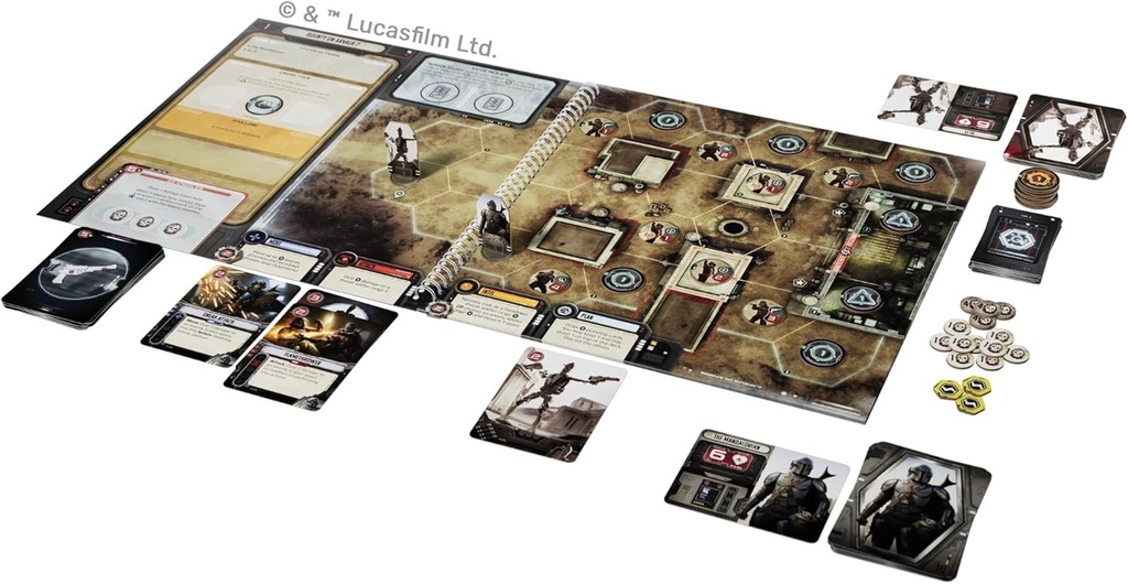 Star Wars: the Mandalorian Adventures Board Game | Cooperative Missions Inspired by Season 1!