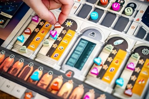 Capstone Games Galileo Galilei | Euro-Style Astronomy Strategy Board Game | Educational Space Exploration Game for 1-4 Players | Historical Scientific