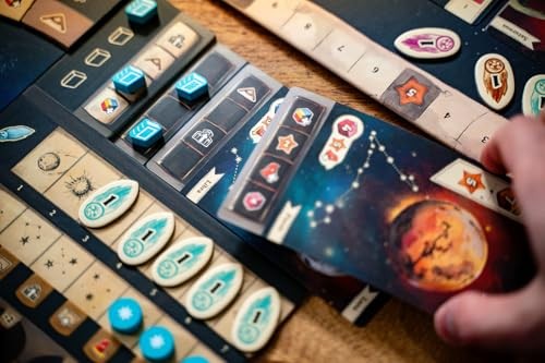 Capstone Games Galileo Galilei | Euro-Style Astronomy Strategy Board Game | Educational Space Exploration Game for 1-4 Players | Historical Scientific