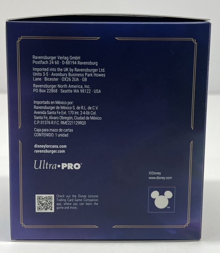Disney Lorcana Trading Card Game: Premium Deck Box
