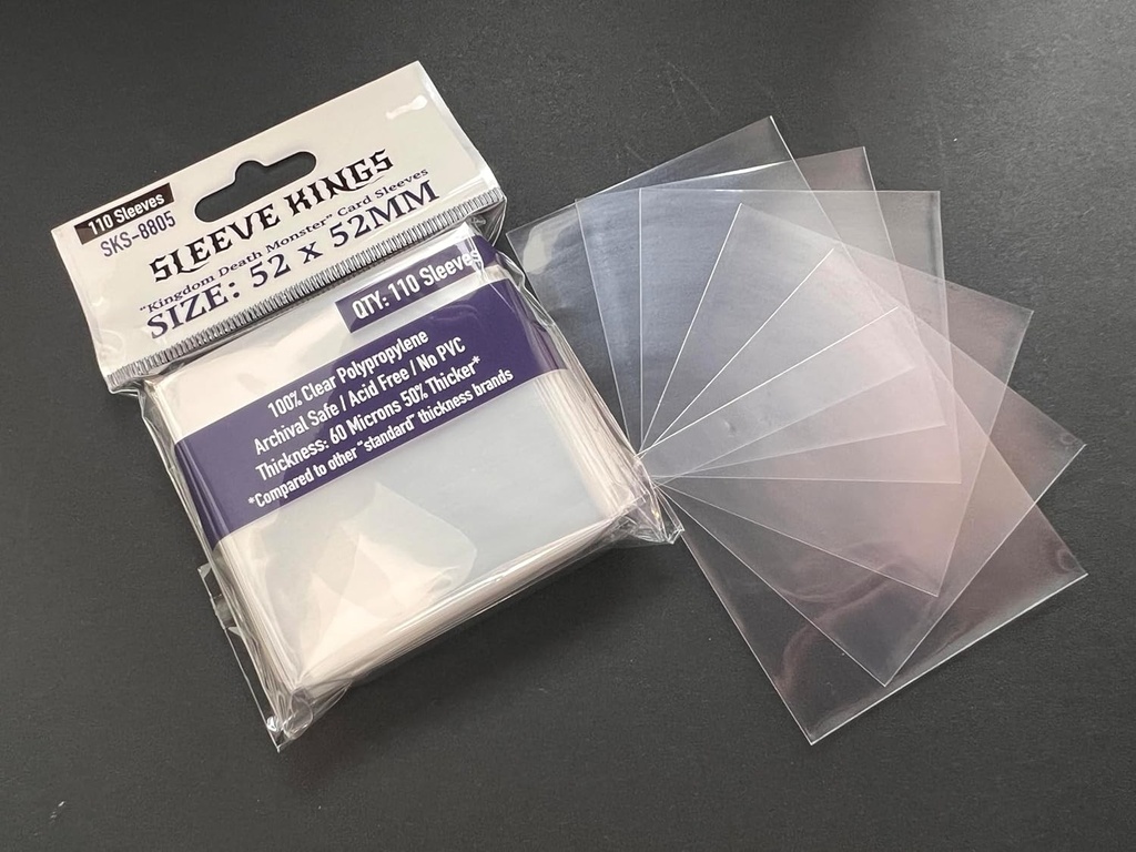 Sleeve Kings Kingdom Death Monster Card Sleeves 52x52mm 110pcs (8805)
