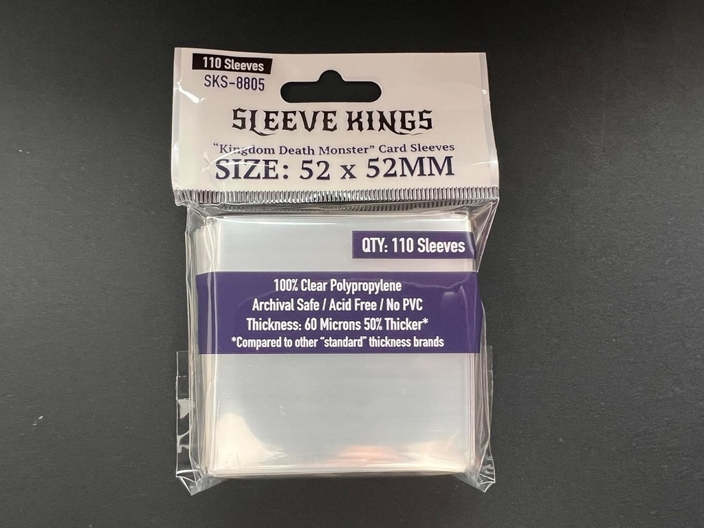 Sleeve Kings Kingdom Death Monster Card Sleeves 52x52mm 110pcs (8805)