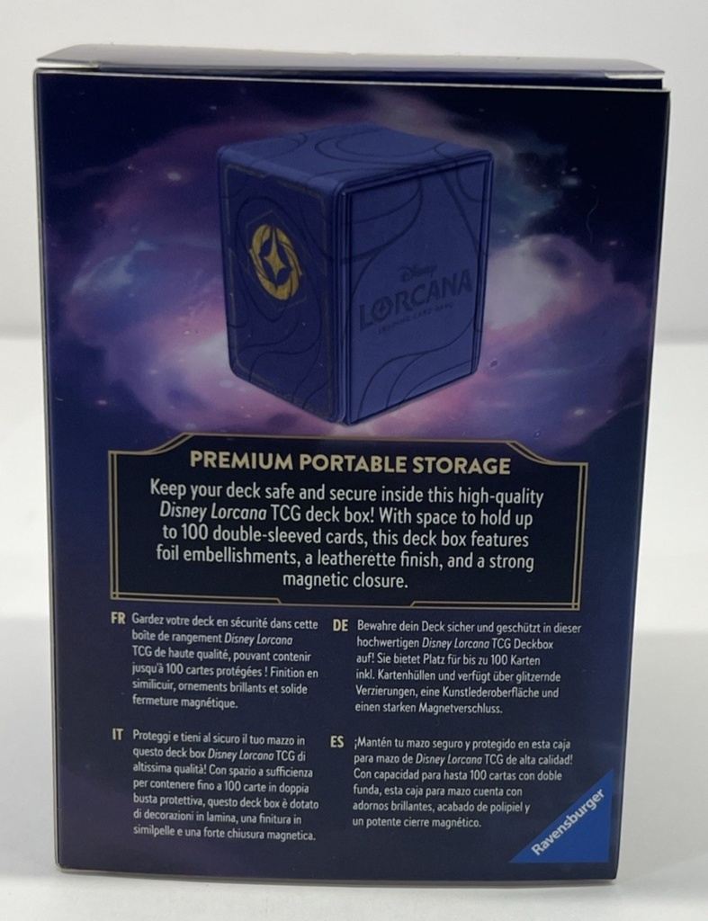 Disney Lorcana Trading Card Game: Premium Deck Box
