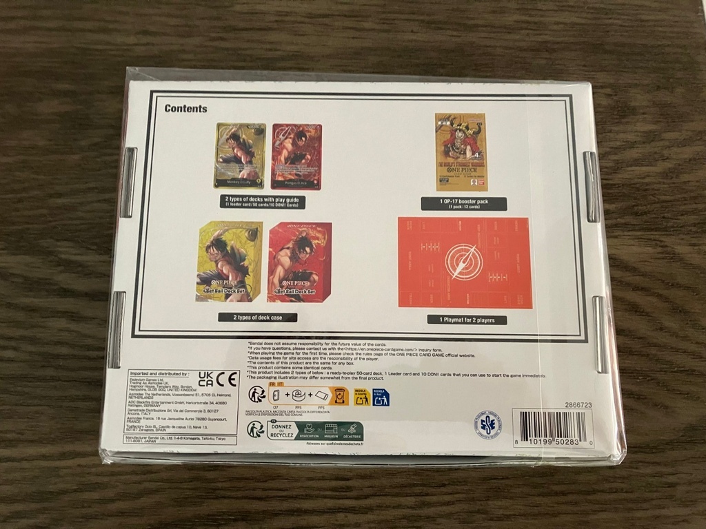 In STOCK!  NEW/SEALED ~ Bandai Namco One Piece Set Sail Deck Kit SD-01