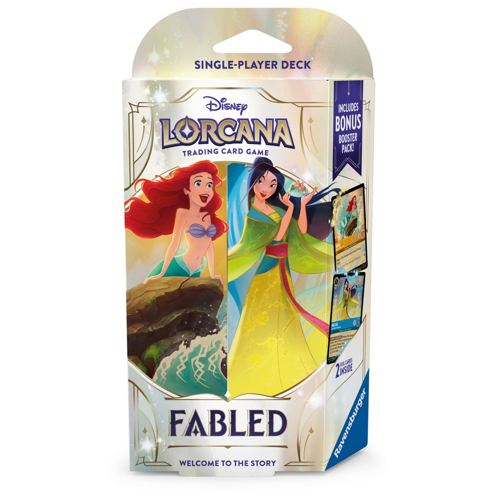 Lorcana Fabled Starter Deck Ariel/Mulan