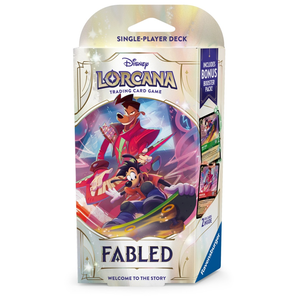 Lorcana Fabled Starter Deck Max Goof/Powerline