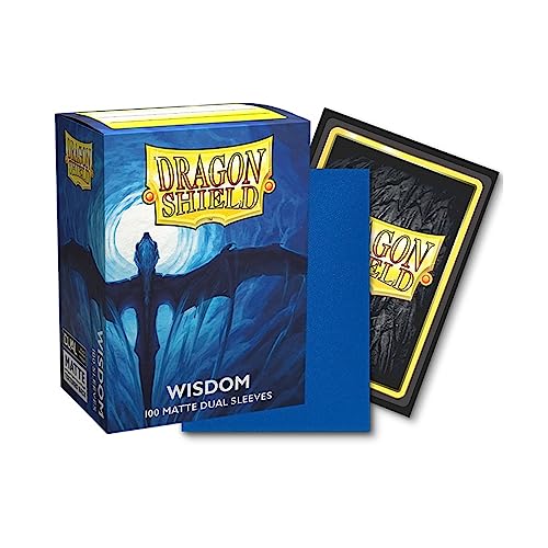 [AT-15057] Dragon Shield Standard size Matte Dual Sleeves - Wisdom (100 Sleeves)