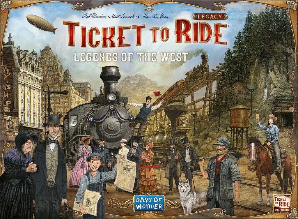  Ticket to Ride Legacy: Legends of the West