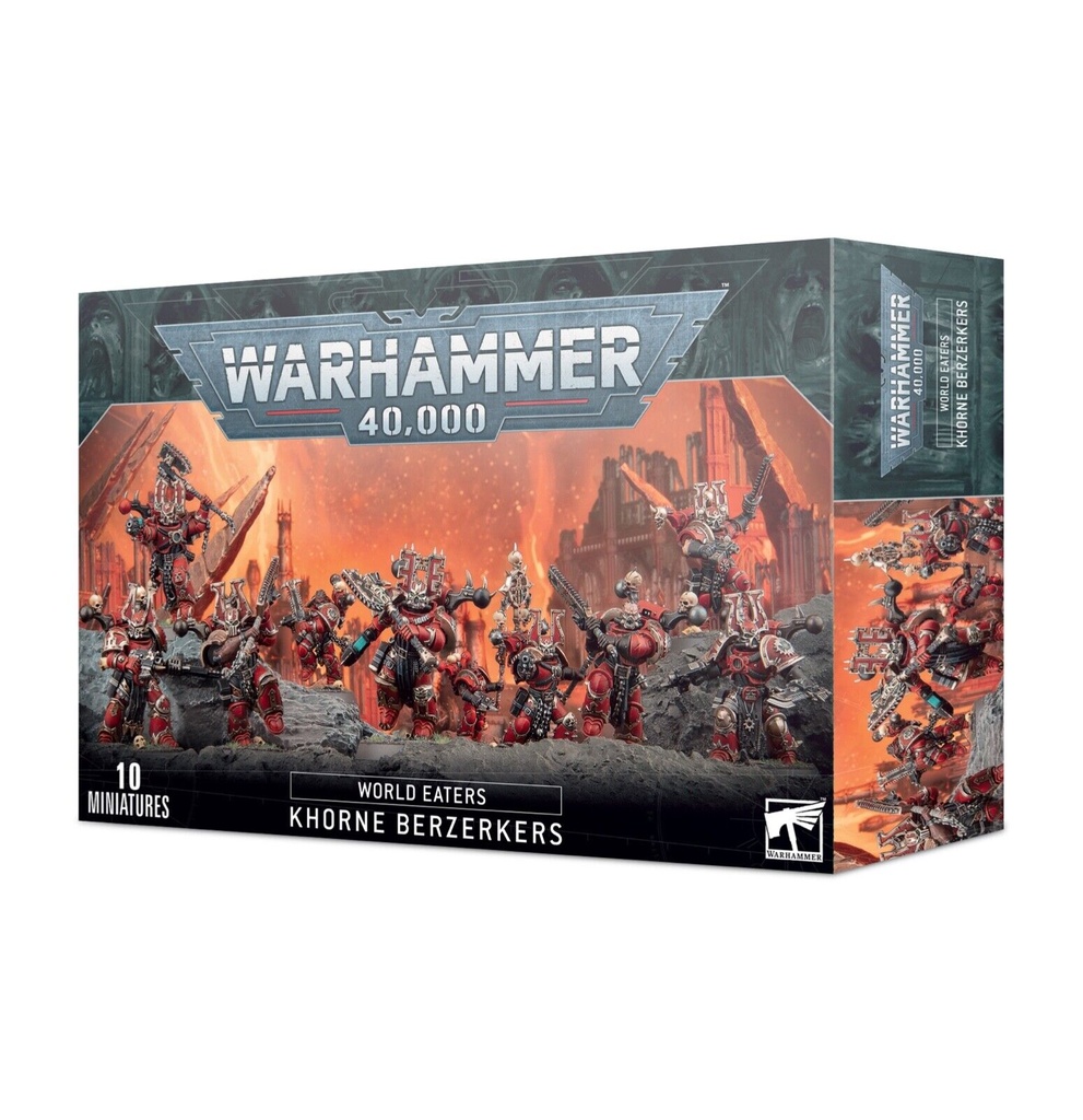 [43-10] Warhammer 40,000 - World Eaters: Khorne Berzerkers