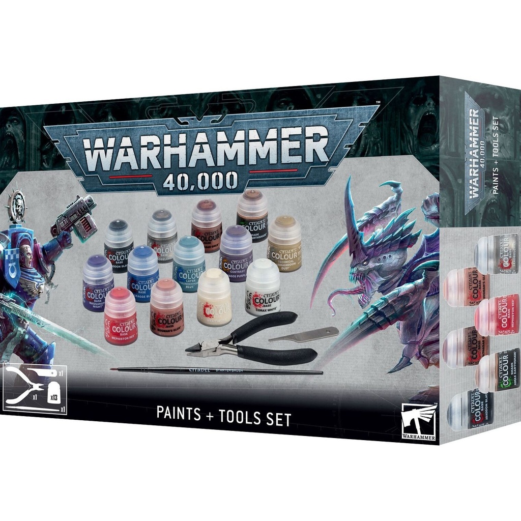 [60-12] Warhammer 40k - Citadel Paint & Tools