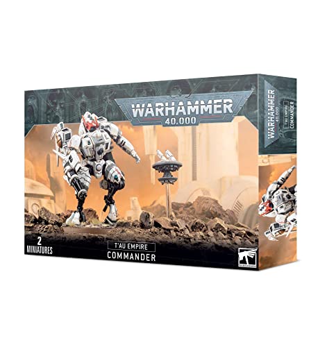 [56-22] Warhammer 40,000 - Tau Empire Commander Battlesuit with Drone