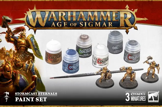 [60-10] Age of Sigmar Stormcast Eternals + Paint Set