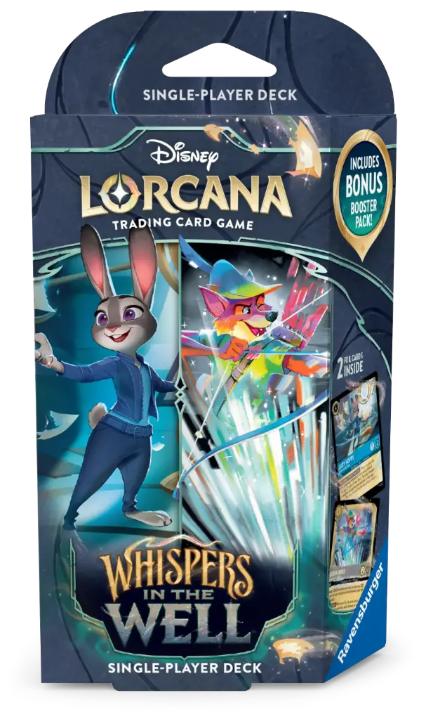Lorcana Whispers in the Well Starter Deck Judy Hopps/Robin Hood