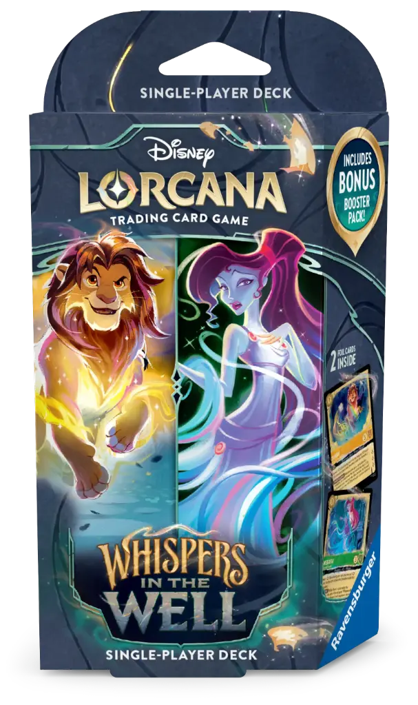Lorcana Whispers in the Well Starter Deck Simba/Megara
