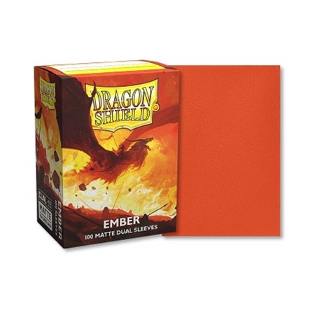 [AT-15054] Dragon Shield Dual Matte Sleeves - Ember 'Alaric, Revolution Kindler' (100 Sleeves)