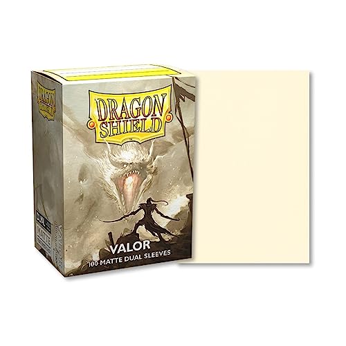 [AT-15059] Dragon Shield Standard size Matte Dual Sleeves - Valor (100 Sleeves)