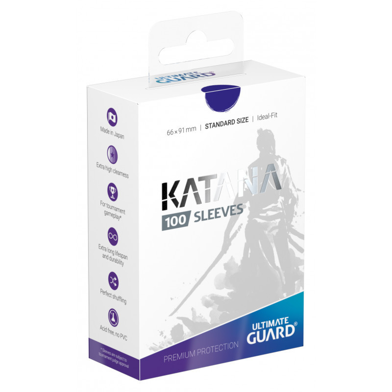 Ultimate Guard Katana Sleeves Standard Size (100) - Blue