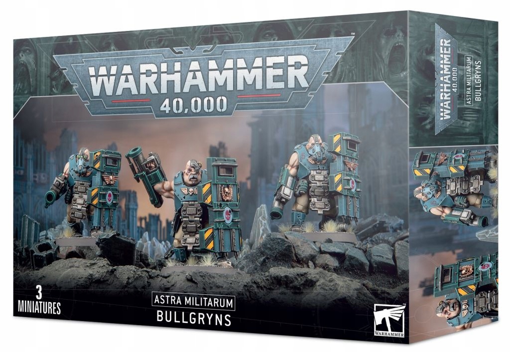 [47-14] Warhammer 40,000 - Imperial Guard Astra Militarum Bullgryns/Ogryns