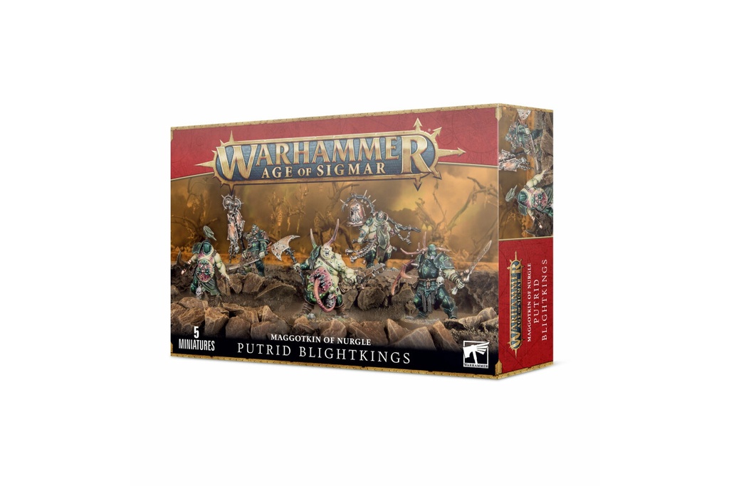 [83-28] Warhammer: Age of Sigmar - Maggotkin of Nurgle Putrid Blightkings