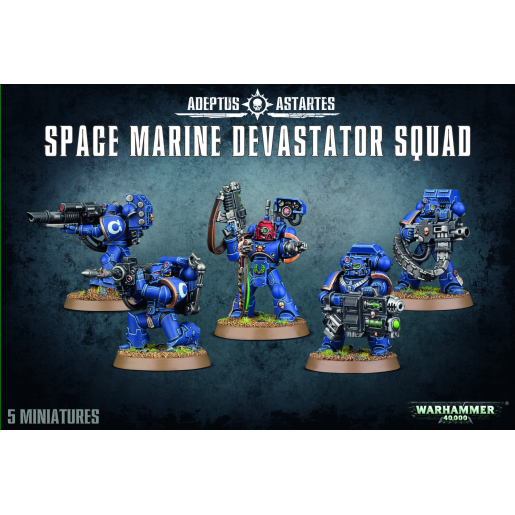 [48-15] Space Marines Devastator Squad