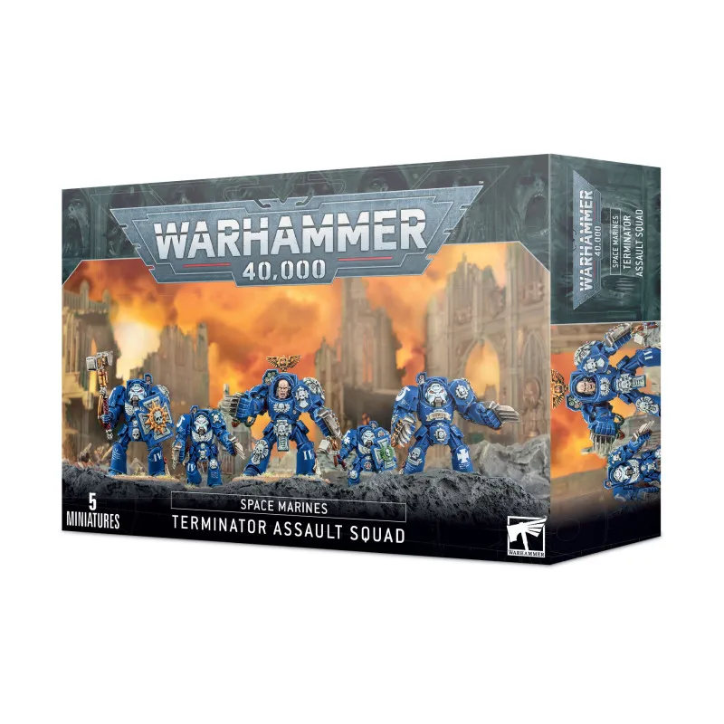 [48-34] Space Marines Terminator Assault Squad